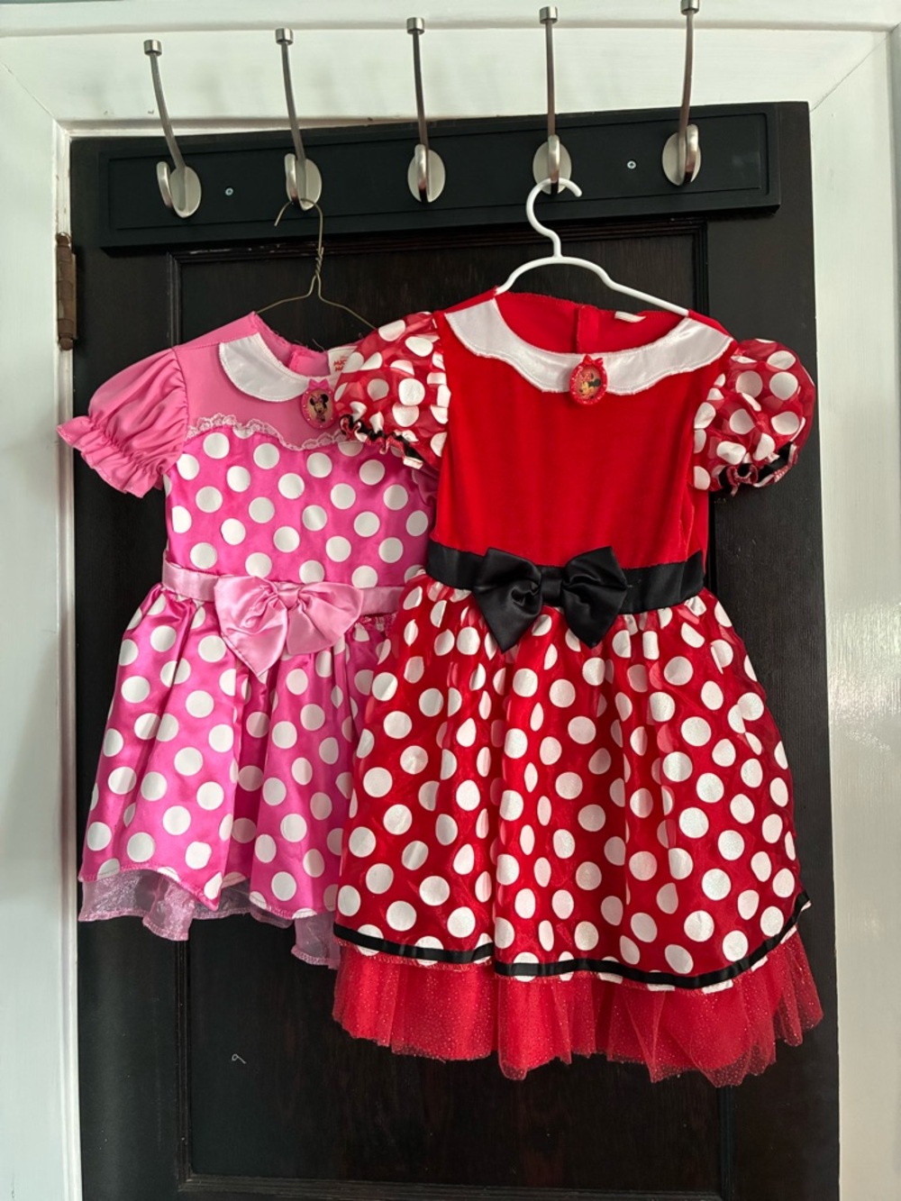 Disney Pink and Red Polka Dot Girls' Dresses